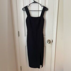 Petal & Pup Black Dress w/ Slit